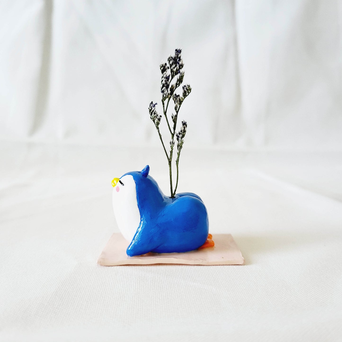 POOKOOLAND Pookoo Yoga Figurine 3, Miniature, Home Decor, Desk Decor