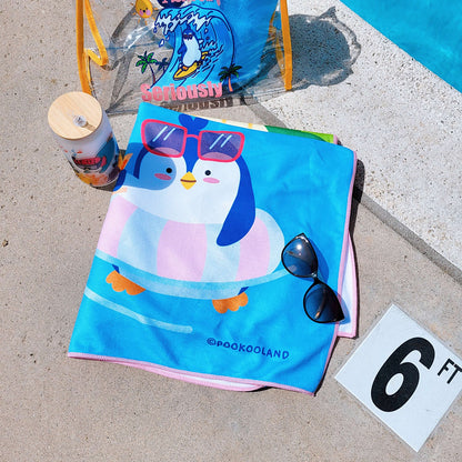 POOKOOLAND Oversized Beach Towel, Pool Towel, Spa Bath Towel - POOL PARTY