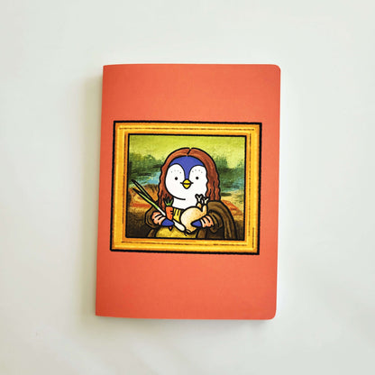 POOKOOLAND Mona Lisa Mini Note, Portable Small Notebook